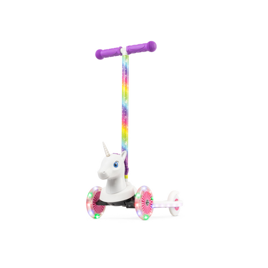 Dimensions Unicorn 3D Light Up Deck and Wheels Scooter