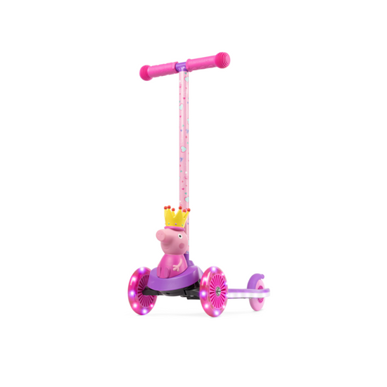 Peppa Pig 3D Light Up Deck and Wheels Scooter