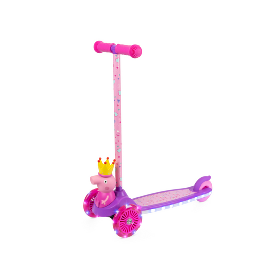 Peppa Pig 3D Light Up Deck and Wheels Scooter