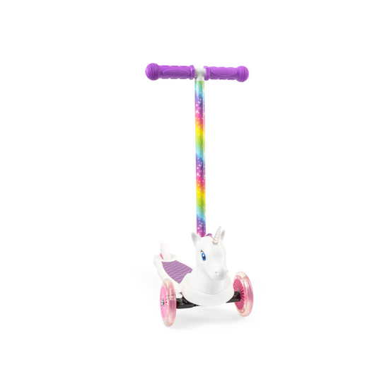 Dimensions Unicorn 3D Light Up Deck and Wheels Scooter